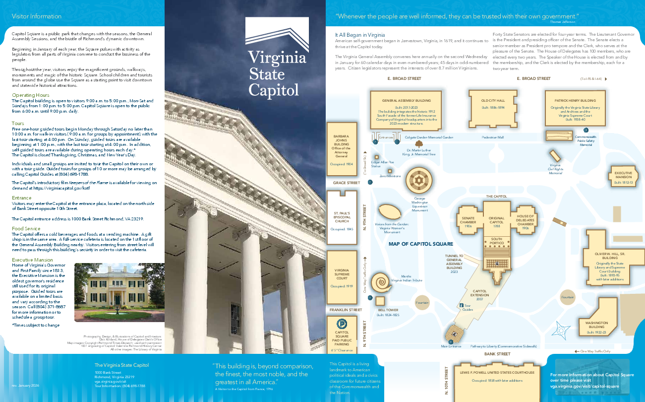 PDF preview image of A Visitor's Guide to the Capitol (brochure)